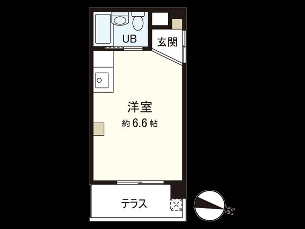 甲南六甲ハイム 間取図(平面図)