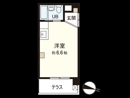 甲南六甲ハイム 間取図(平面図)