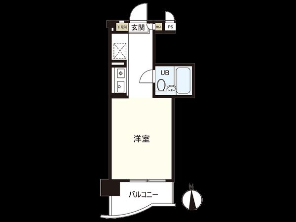 チサンマンション丸の内第6 間取図(平面図) チサンマンション丸の内第6 間取図(平面図)