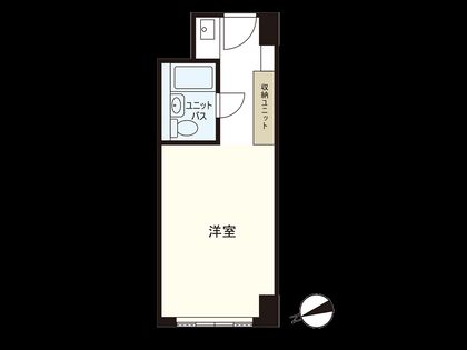 ステュディオ新大阪 間取図(平面図)