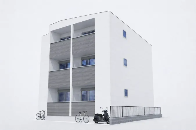 外観パース図この絵図は図面を基に描き起したもので、実際とは多少異なります。