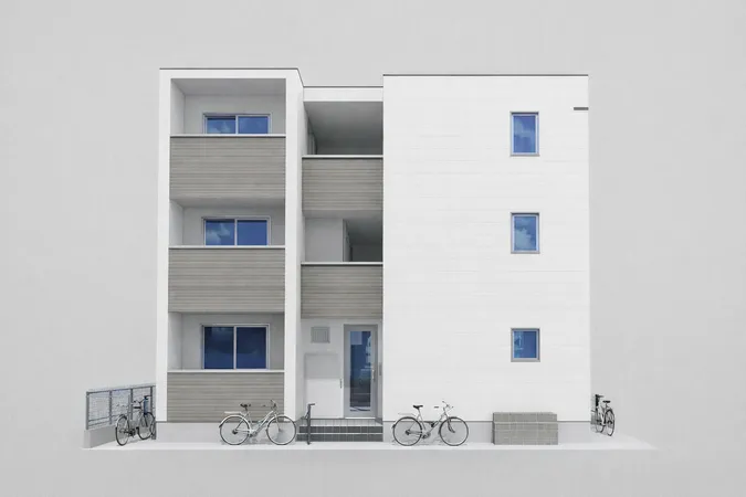 外観パース図この絵図は図面を基に描き起したもので、実際とは多少異なります。