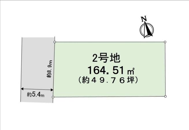 ヴェリテコート箕面【2号地】 区画図 ヴェリテコート箕面【2号地】 区画図