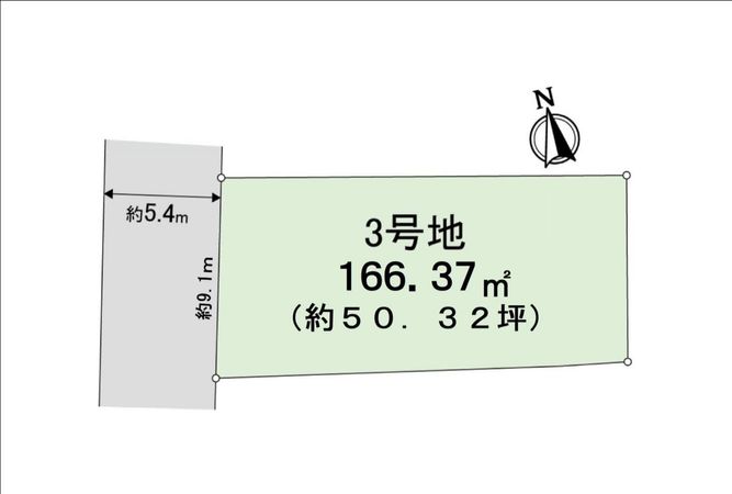 ヴェリテコート箕面【3号地】 区画図 ヴェリテコート箕面【3号地】 区画図