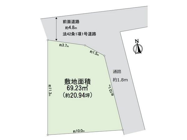 箕面市桜4丁目Ⅱ 土地 区画図 箕面市桜4丁目Ⅱ 土地 区画図