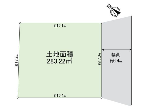 豊中市新千里北町2丁目 土地 区画図 豊中市新千里北町2丁目 土地 区画図