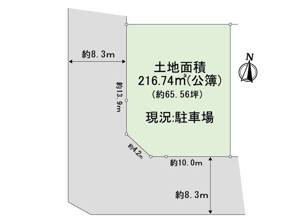 箕面市石丸3丁目 土地 区画図 箕面市石丸3丁目 土地 区画図