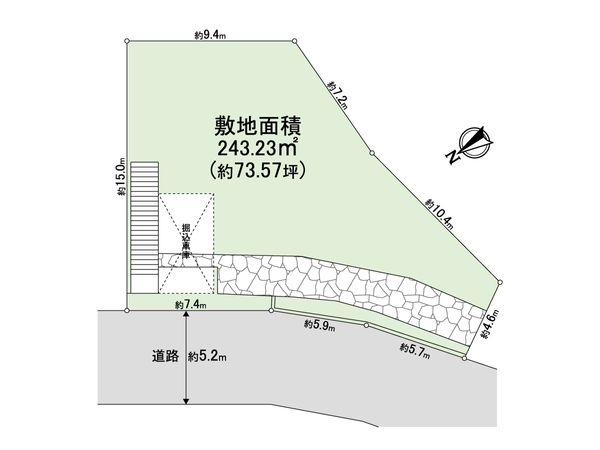 豊中市東豊中町1丁目 土地 区画図