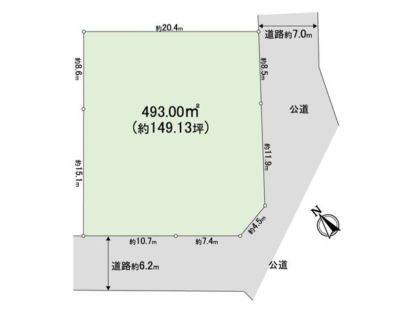 豊中市 プルメリア緑丘2丁目Ⅴ 区画図 豊中市 プルメリア緑丘2丁目Ⅴ 区画図