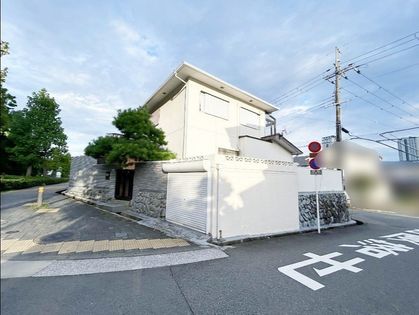 豊中市新千里西町3丁目 土地 前面道路含む外観
