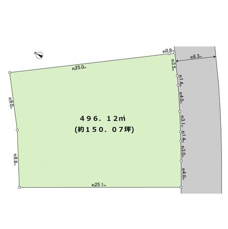 新千里南町1丁目 土地 区画図 新千里南町1丁目 土地 区画図