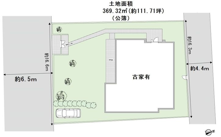 箕面市西小路3丁目 区画図 区画図