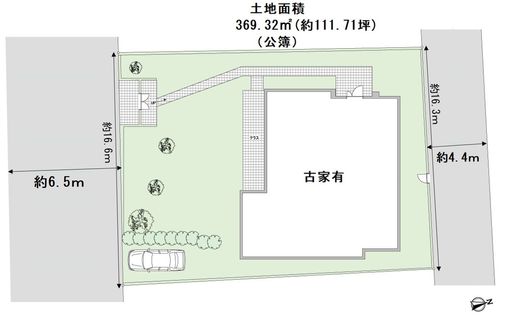 箕面市西小路3丁目 区画図