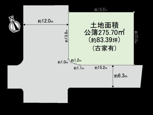 箕面市外院3丁目 土地 区画図 箕面市外院3丁目 土地 区画図