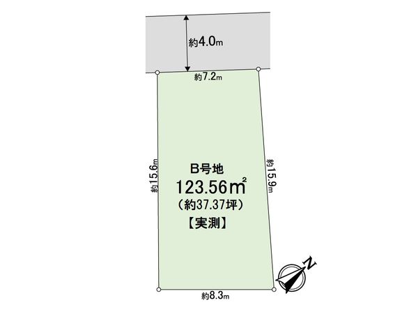 豊中市永楽荘2丁目 B号地 地形図