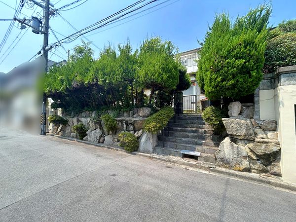 吹田市山田 西1丁目 土地 前面道路含む外観 吹田市山田 西1丁目 土地 前面道路含む外観