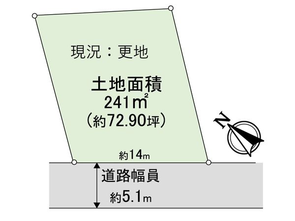 豊中市緑丘3丁目 土地 区画図 豊中市緑丘3丁目 土地 区画図