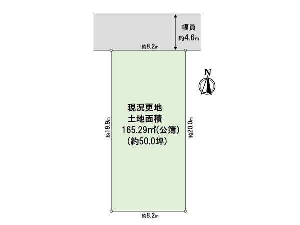 箕面市桜ヶ丘3丁目 土地 区画図 箕面市桜ヶ丘3丁目 土地 区画図