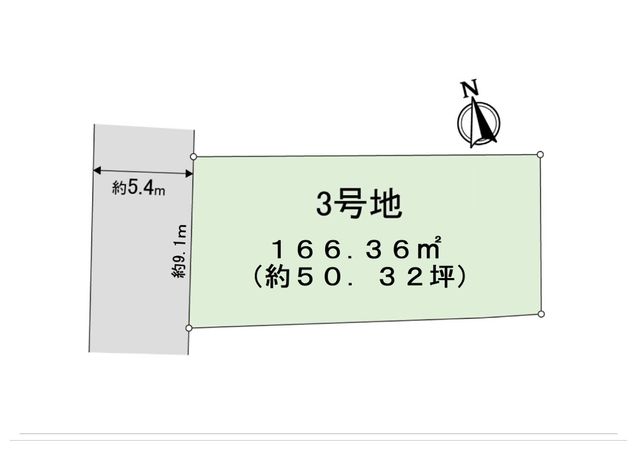 ヴェリテコート箕面【3号地】 区画図