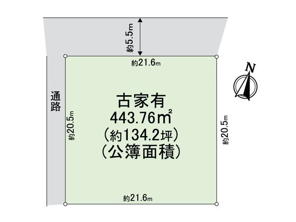 豊中市新千里北町2丁目 土地 区画図 豊中市新千里北町2丁目 土地 区画図