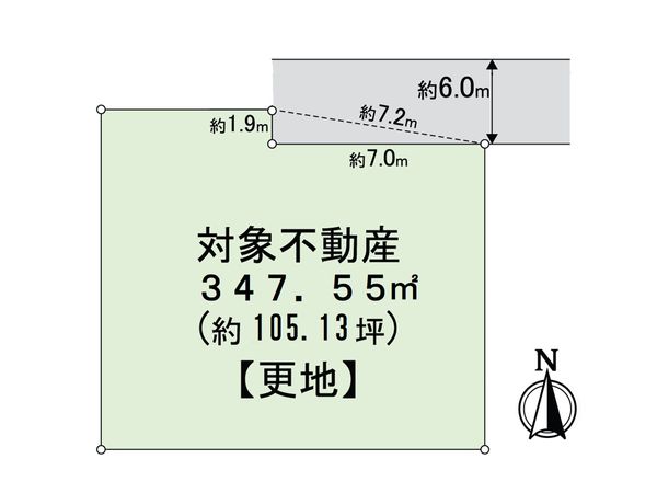 豊中市新千里北町2丁目 土地 区画図 豊中市新千里北町2丁目 土地 区画図
