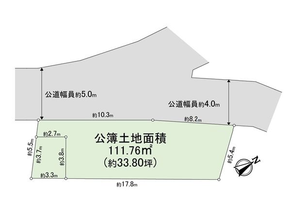 箕面市桜井3丁目 土地 区画図 箕面市桜井3丁目 土地 区画図