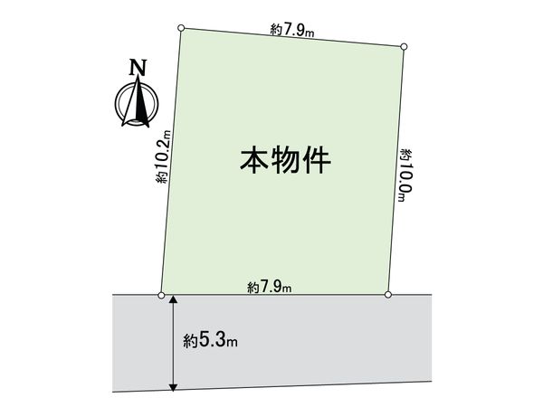 豊中市北条町4丁目 土地 区画図 豊中市北条町4丁目 土地 区画図