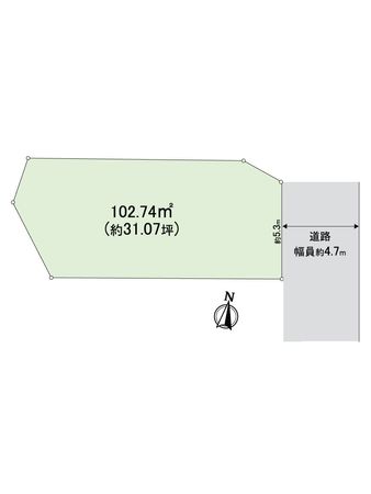 面市稲3丁目 5号地の売地情報（FXBAGA2B）｜三井のリハウス