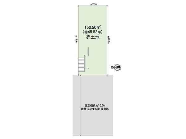 豊中市緑丘4丁目 区画図 豊中市緑丘4丁目 区画図