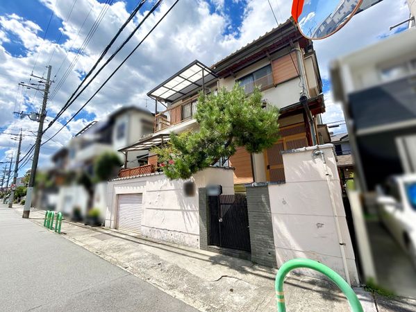 茨木市並木町 土地 前面道路含む外観 茨木市並木町 土地 前面道路含む外観