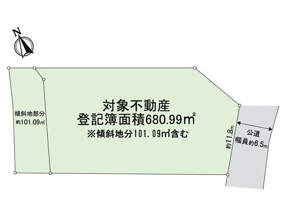 吹田市古江台2丁目 土地 区画図 吹田市古江台2丁目 土地 区画図