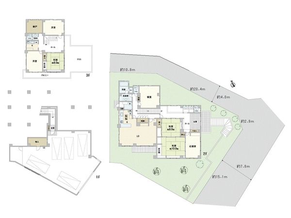 東豊中町2丁目 中古戸建 間取図(平面図) 間取図(平面図)