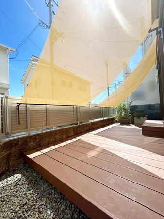 箕面市萱野1丁目 戸建 庭