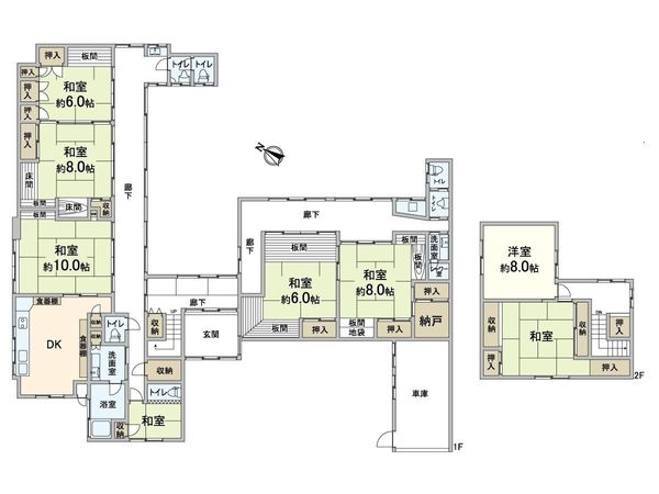 吹田市古江台1丁目 戸建 間取図(平面図) 吹田市古江台1丁目 戸建 間取図(平面図)