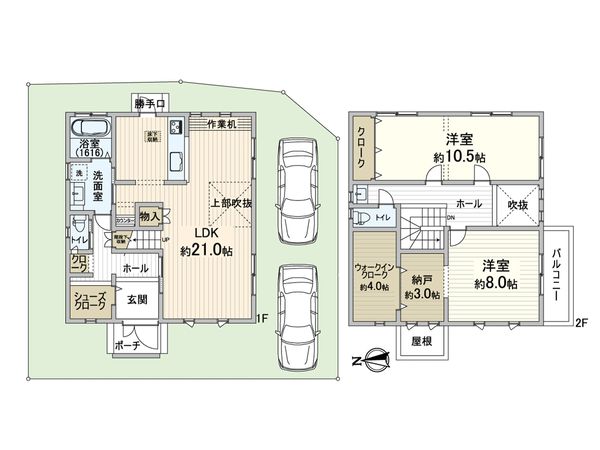 箕面市桜ケ丘1丁目 戸建 間取図(平面図) 箕面市桜ケ丘1丁目 戸建 間取図(平面図)