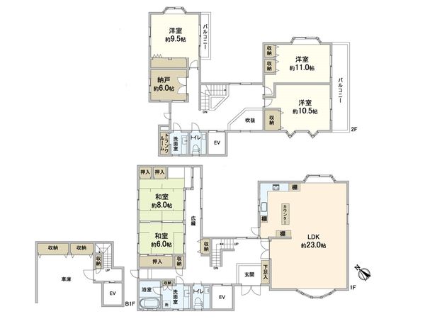 新千里南町3丁目 戸建 間取図(平面図) 新千里南町3丁目 戸建 間取図(平面図)