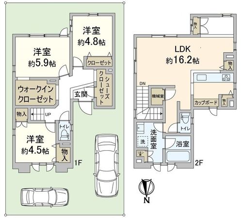 今宮3丁目 戸建 リビング