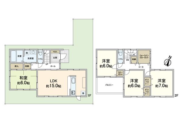 箕面市今宮3丁目 戸建 間取図(平面図) 箕面市今宮3丁目 戸建 間取図(平面図)