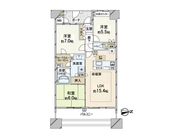 間取図(平面図)