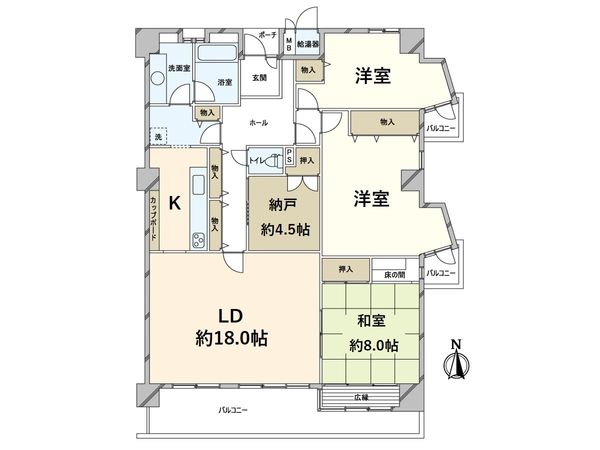 コスモハイツ千里桃山台 間取図(平面図)