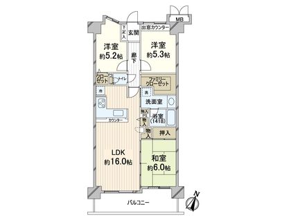 間取図(平面図)