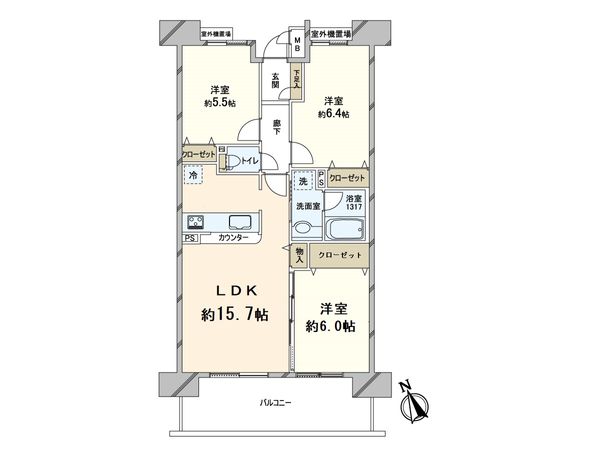 フォルム千里中央 間取図(平面図) フォルム千里中央 間取図(平面図)