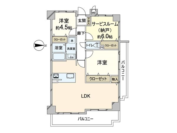エスリード桃山台 間取図(平面図) エスリード桃山台 間取図(平面図)