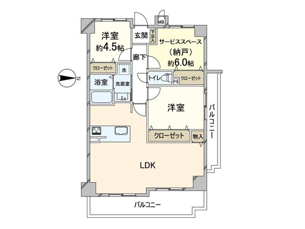 エスリード桃山台 間取図(平面図) エスリード桃山台 間取図(平面図)