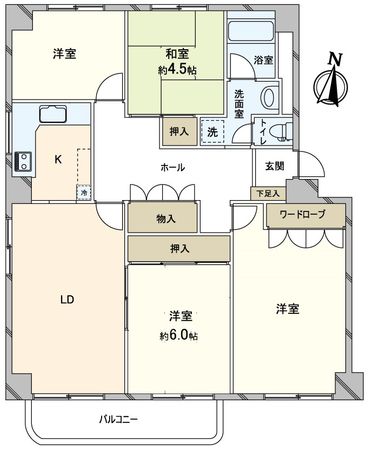 OTC第一ハイツ 間取図(平面図) OTC第一ハイツ 間取図(平面図)