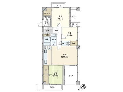 間取図(平面図)