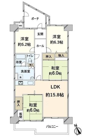 豊中野畑団地四号棟 間取図(平面図) 豊中野畑団地四号棟 間取図(平面図)