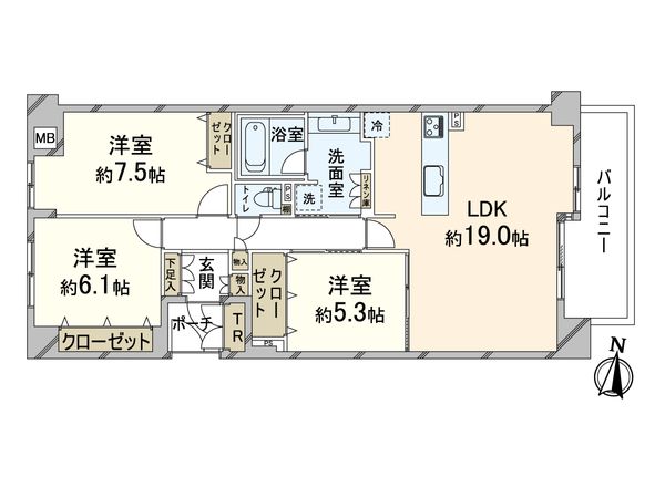 Brillia箕面さくら並木通り 間取図(平面図) 間取図(平面図)