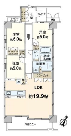 プレミスト豊中少路 間取図(平面図) プレミスト豊中少路 間取図(平面図)