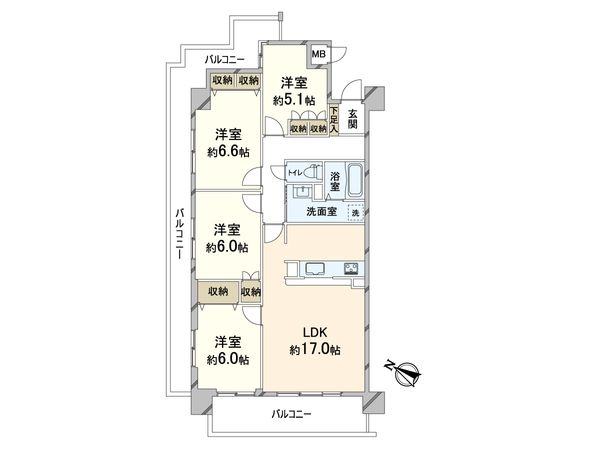 間取図(平面図)